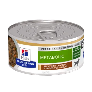 Hill's Prescription Diet Canine Metabolic Chicken & Vegetables Stew, 156 g