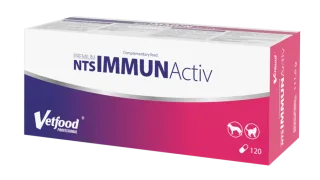 VetFood NTS Diet Immunactiv Anticahectic, 120 capsule