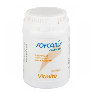 SOFCANIS Canin Vitalite, supliment multivitamine, convalescență câini junior & adult, comprimate SOFCANIS Canin Vitalite, XS-XL, supliment multivitamine, convalescență câini junior & adult, flacon, 100 comprimate