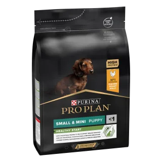 PURINA PRO PLAN PUPPY Healthy Start, Talie Mică și Foarte Mică, Pui, 3 kg