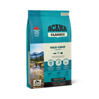 ACANA Classics Wild Coast, XS-XL, Somon și Hering, hrană uscată câini, 14.5kg