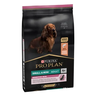 PURINA PRO PLAN ADULT Sensitive Skin, Talie Mică și Foarte Mică, Somon, 7 kg