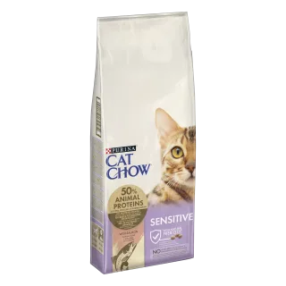 PURINA CAT CHOW Sensitive, Somon, 15 kg
