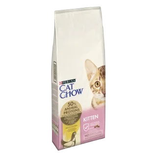PURINA CAT CHOW KITTEN, Pui, 15 kg
