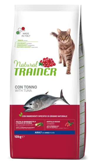 Hrana Uscata Pisici, Natural Trainer, Ton, 10 kg