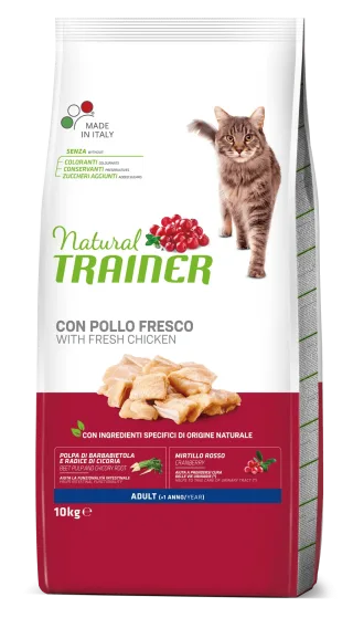 Hrana Uscata Pisici, Natural Trainer, Pui, 10 kg