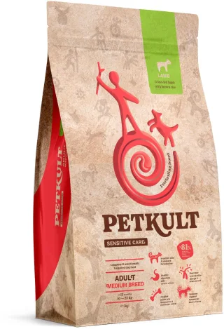 Hrana Uscata Caini, Petkult Dog Sensitive Care Adult Medium Breed, 3 kg
