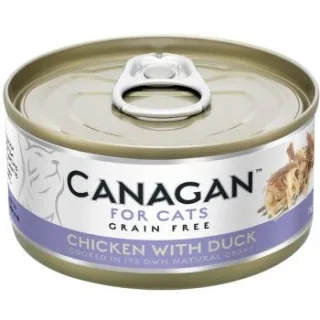 Canagan Cat, Pui si Rata, 75 g