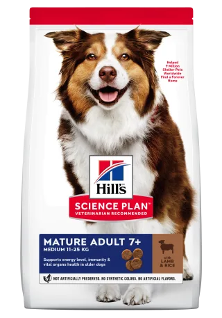 Hrana uscata caini, Hill's Science Plan Canine Mature Medium Lamb and Rice, 14 kg
