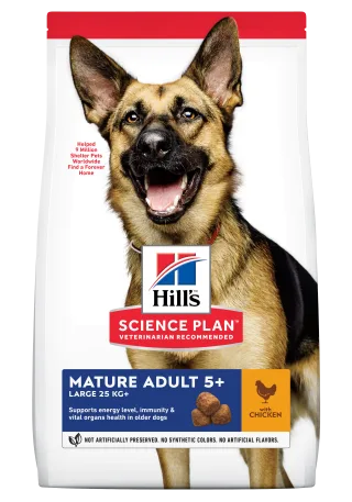 Hrana uscata caini, Hill's Science Plan Canine Mature Large Breed Chicken, 14 kg