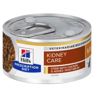Hill's Prescription Diet Feline Kidney Care Stew Chicken & Vegetables, 82 g