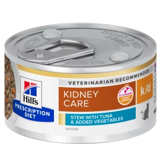 Hill's Prescription Diet Feline Kidney Care Stew Tuna & Vegetables, 82 g
