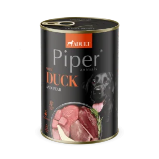 Piper Adult Dog, Carne de Rata si Pere, 400 g