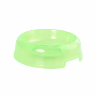 Mon Petit Ami Castron din Plastic Colorat pentru Animale de Companie, L/ verde
