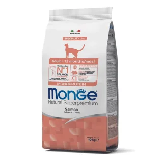 Hrana uscata pisici, Monge Natural Superpremium Monoprotein, Somon, 10 kg