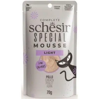 Hrana umeda pisici, Schesir Special Light Cat Pui, 70 g