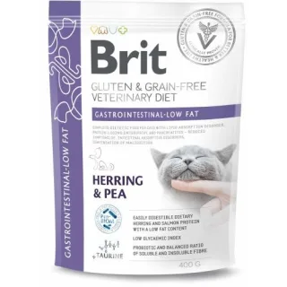 Brit Grain Free Veterinary Diets Cat Gastrointestinal Low Fat, 400 g