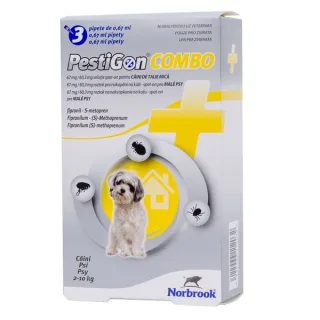 PestiGon Combo Dog S (2 - 10 kg), 3 pipete