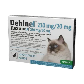 Dehinel Cat 230 mg / 20 mg, 2 comprimate