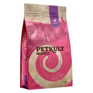 Hrana Uscata Caini, Petkult Dog Probiotics Starter and Junior Formula Duck & Rice, 2 kg