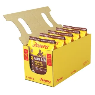 Josera Lamb & Rice, 5x900 g