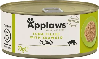 Applaws Tuna Fillet with Seaweed, conserva, 70 g