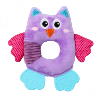 Pawise Jucarie Plus in Forma de Bufnita, 16 cm
