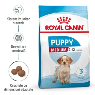 Royal Canin Medium Puppy hrana uscata caine junior, 12 kg