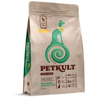 Hrana Uscata Petkult Adult Care Balanced Life All-Cat Pisici, Pui, 7 kg