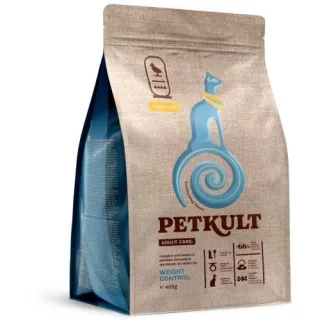 Hrana Uscata Petkult Adult Care Weight Control Pisici, Pui, 400 g