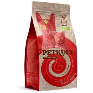 Hrana Uscata Petkult Probiotic Care Kitten & Mother Fresh Pisici, Miel Proaspat, 2 kg