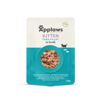 Applaws Kitten Tuna Fillet in Broth, plic, 50 g