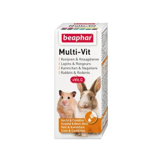 Beaphar Supliment Multi-Vit Sirop pentru Rozatoare + Iepuri, 20 ml