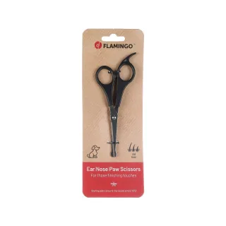 Flamingo Foarfeca Boanta pentru Parul din Urechi/ Nas/ Labute, Caini, 15 cm