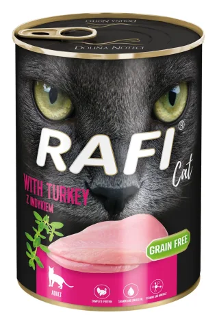 Hrana Umeda Pisici, Rafi Cat, Curcan, 400 g