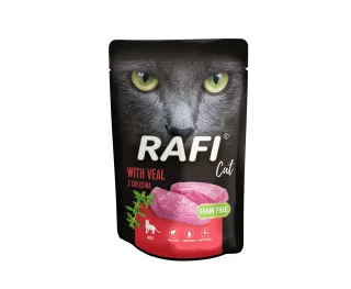 Hrana Umeda Pisici, Rafi Cat, Vitel, 100 g