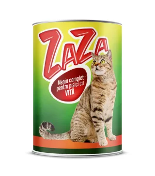 Hrana Umeda Completa pentru Pisici, Zaza, Carne de Vita, 415 g
