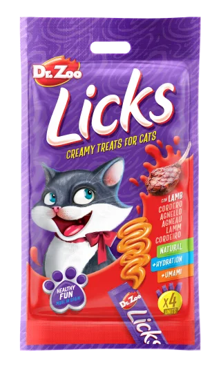 Dr Zoo Licks, recompense pisici, Miel, 4x15 g