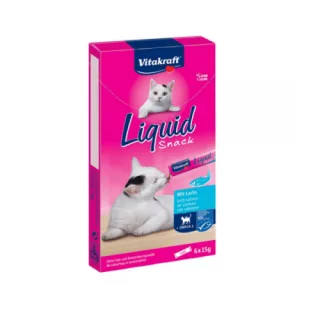Snack Lichid Pisici Vitakraft Somon PROMO, 6x15 g