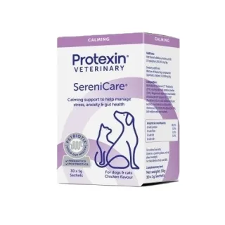 Protexin Serenicare, Caini si Pisici, supliment alimentar, 30 plicuri x 1 g