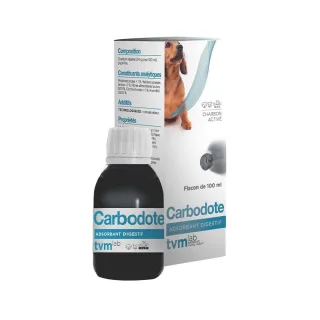 Supliment gastrointestinal, Caini & Pisici, Carbodote, 100 ml