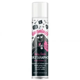 Sampon uscat pentru catelusi, Bugalugs Baby Fresh, 200 ml