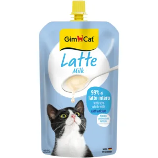 GIMCAT Lapte, plic recompense pisici, (topping), 200g