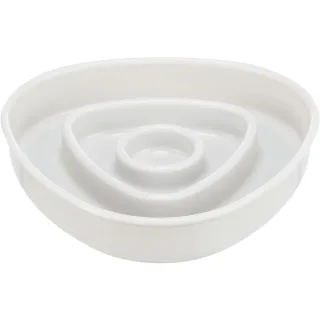 Trixie, castron plastic pentru hranire lenta, 0.35 L/ 15x15 cm