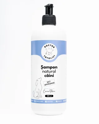 Sampon natural caini Doctor Totolici, 500 ml