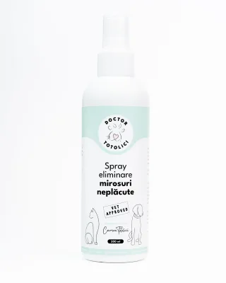 Spray eliminare mirosuri neplacute fara parfum Doctor Totolici, 200 ml