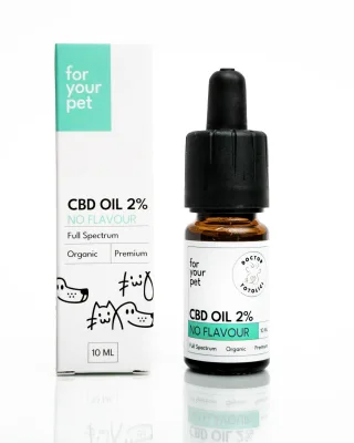 Ulei de CBD 2% pentru Caini si Pisici Fara Aroma Doctor Totolici, 10 ml