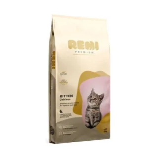 Hrana Uscata Pisici, Remi Premium Kitten cu Pui, 8 kg