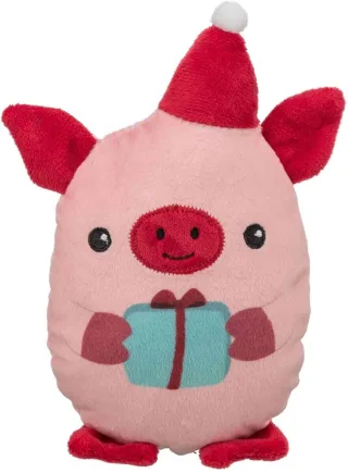 Trixie, jucarie caini, X-Mas purcel de Craciun, plus, 92601, 19 cm