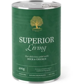 Hrana umeda caini, Essential Pate Superior Living, 400 g